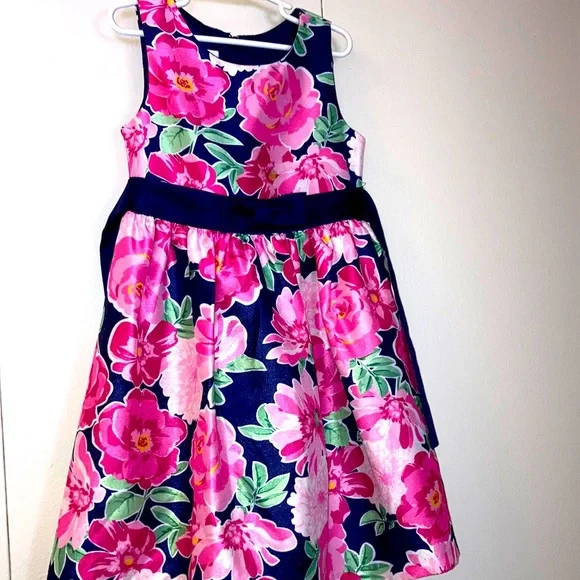 Girls formal floral dress size 6x